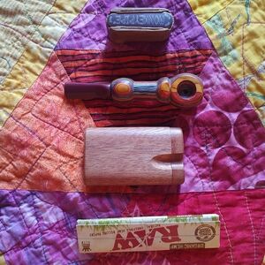 Colorful Wooden Pipe Set